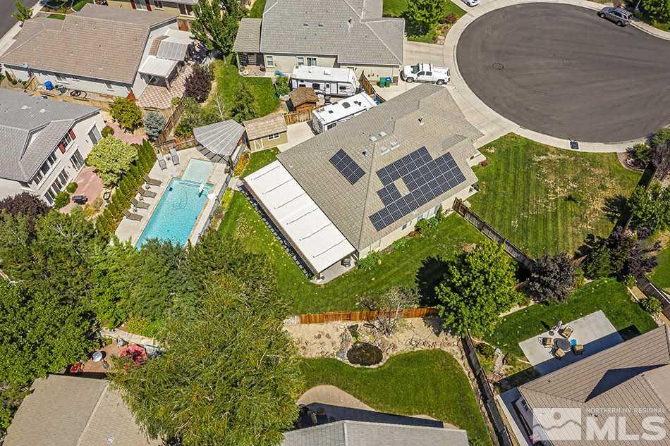 10010 Stonechase Court Reno, NV 89521 - Photo 33 of 33 an aerial view of a house
