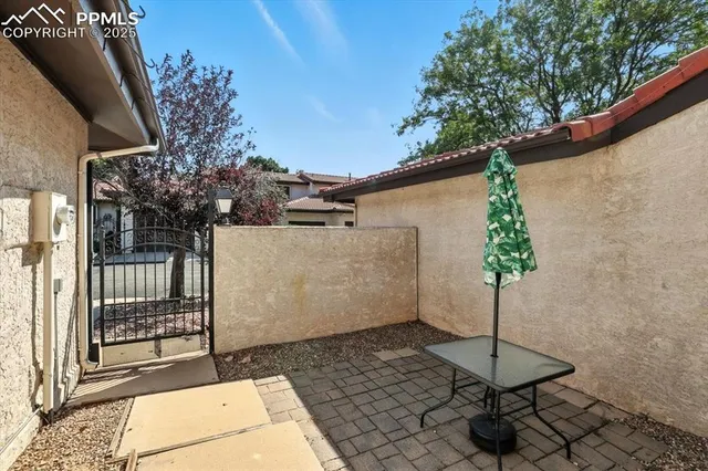 a house view with a backyard