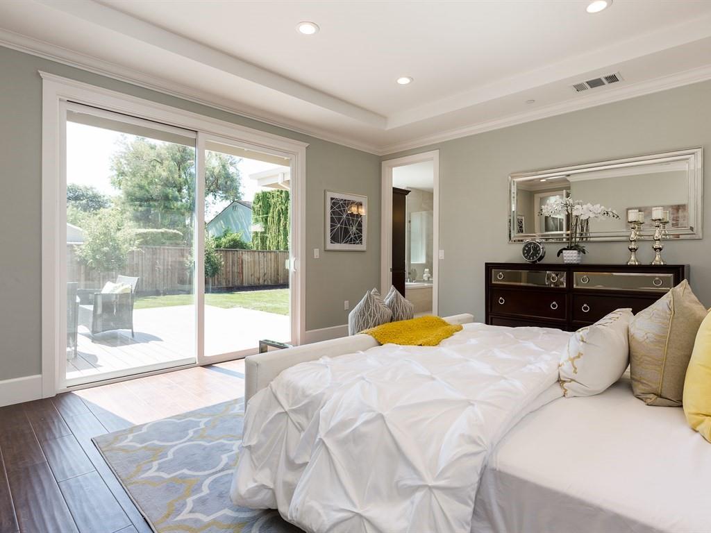 221 Cherry Lane Campbell, CA 95008 - Photo 15 of 23 a bed room with a bed and a large window