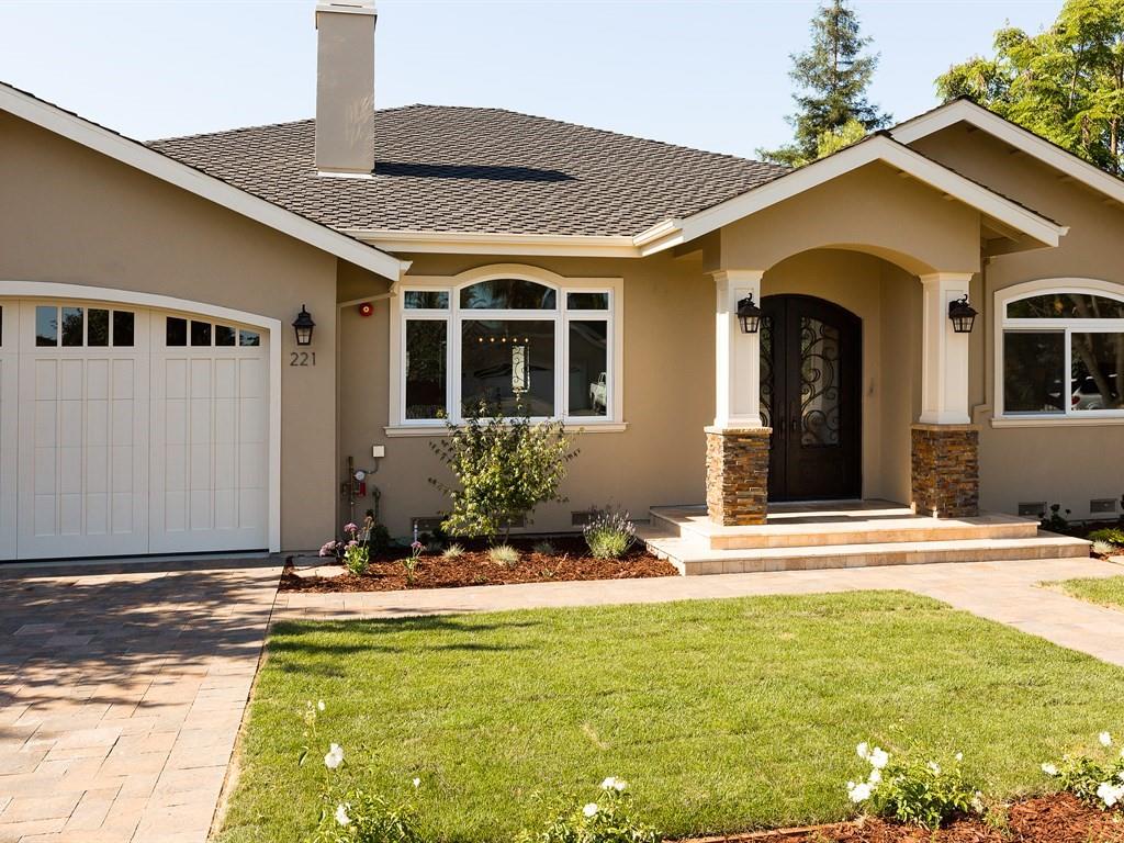 221 Cherry Lane Campbell, CA 95008 - Photo 2 of 23 a front view of a house with swimming pool