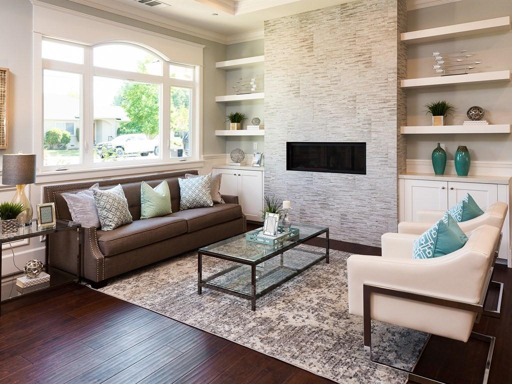221 Cherry Lane Campbell, CA 95008 - Photo 3 of 23 a living room with furniture and a flat screen tv