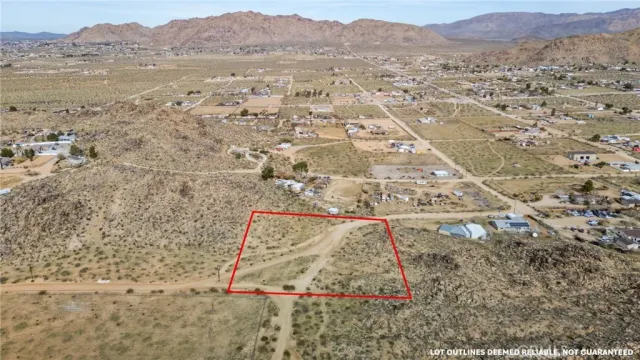 a view of a dry yard