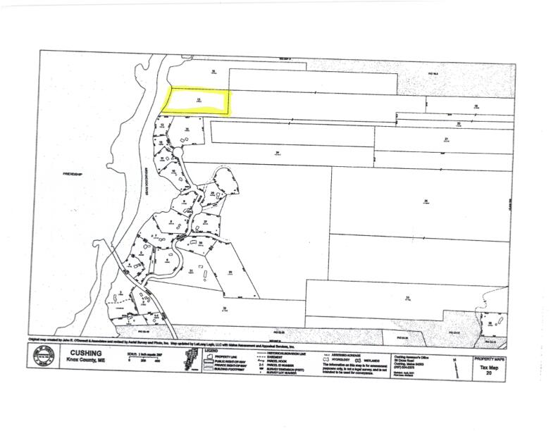 Map 20 Lot 15 Racoon Road, Cushing