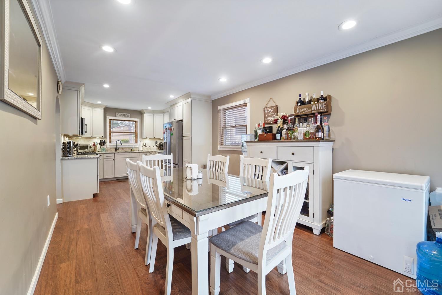12 Fordham Road Old Bridge, NJ 08859 - Photo 7 of 32 a view of a dining room with furniture and wooden floor