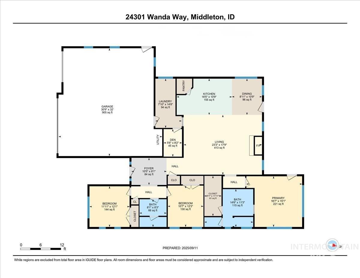 24301 Wanda Way Middleton, ID 83644 - Photo 50 of 50 View of floor plan / room layout