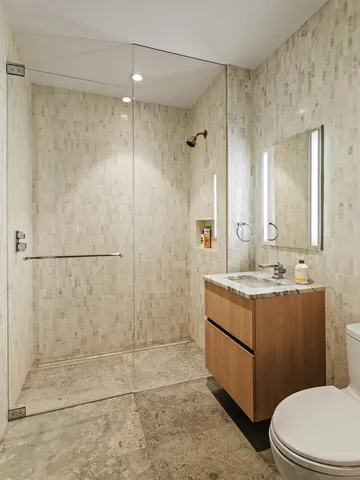 a view of a bathtub in a bathroom