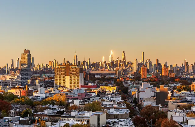a view of balcony with city view