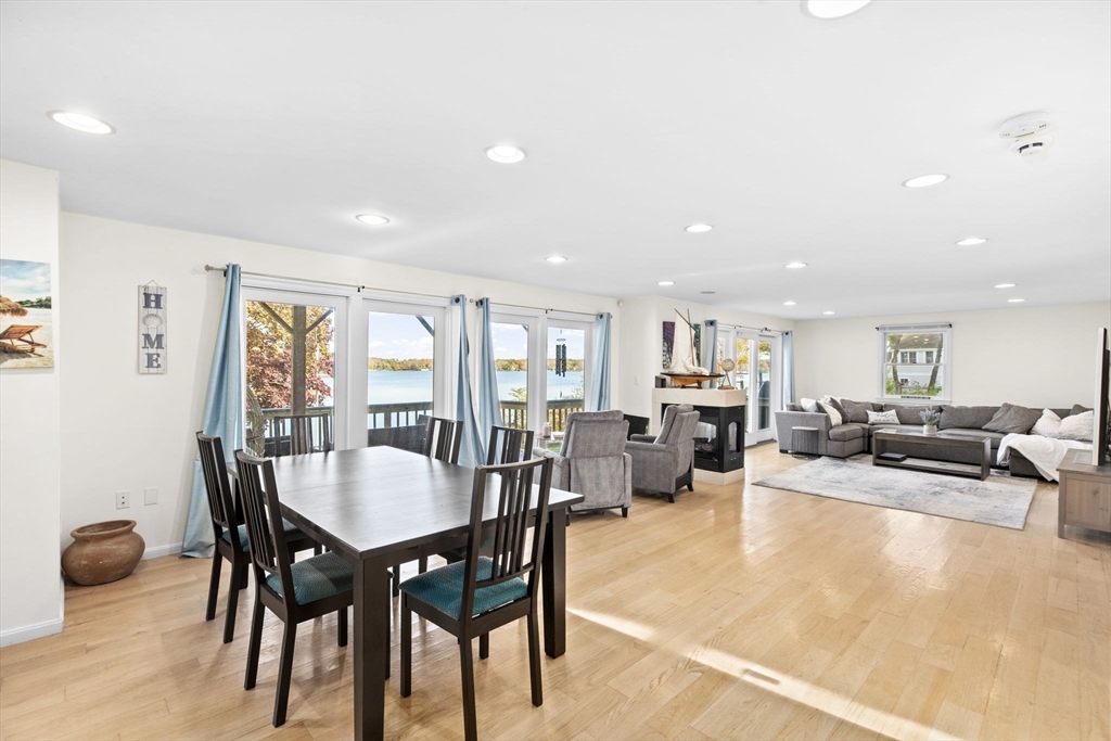 22 Beach Road Sharon, MA 02067 - Photo 3 of 27 a view of a dining room with furniture and wooden floor