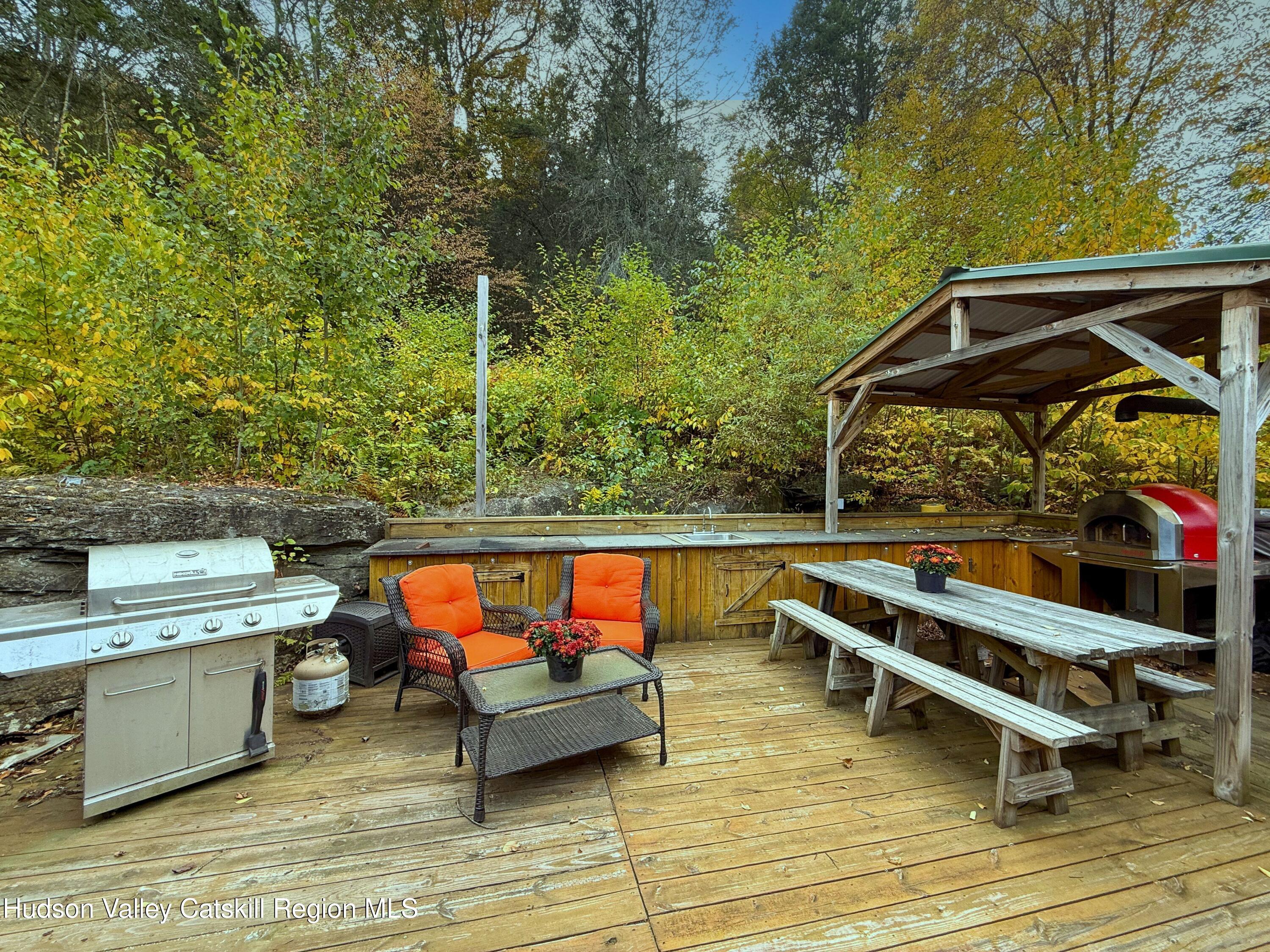766 Hog Mountain Circle Fleischmanns, NY 12430 - Photo 4 of 31 a view of outdoor space with seating area