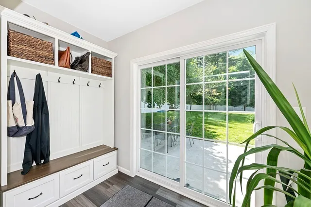 a view of front door and porch