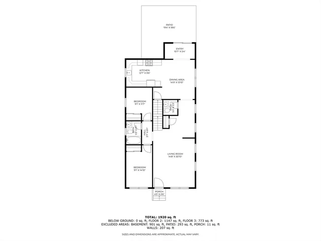 a picture of a floor plan