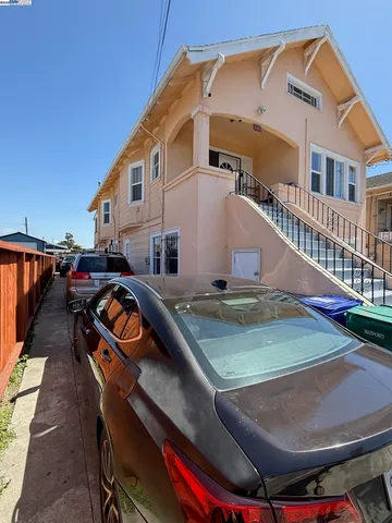 a view of a house with a patio