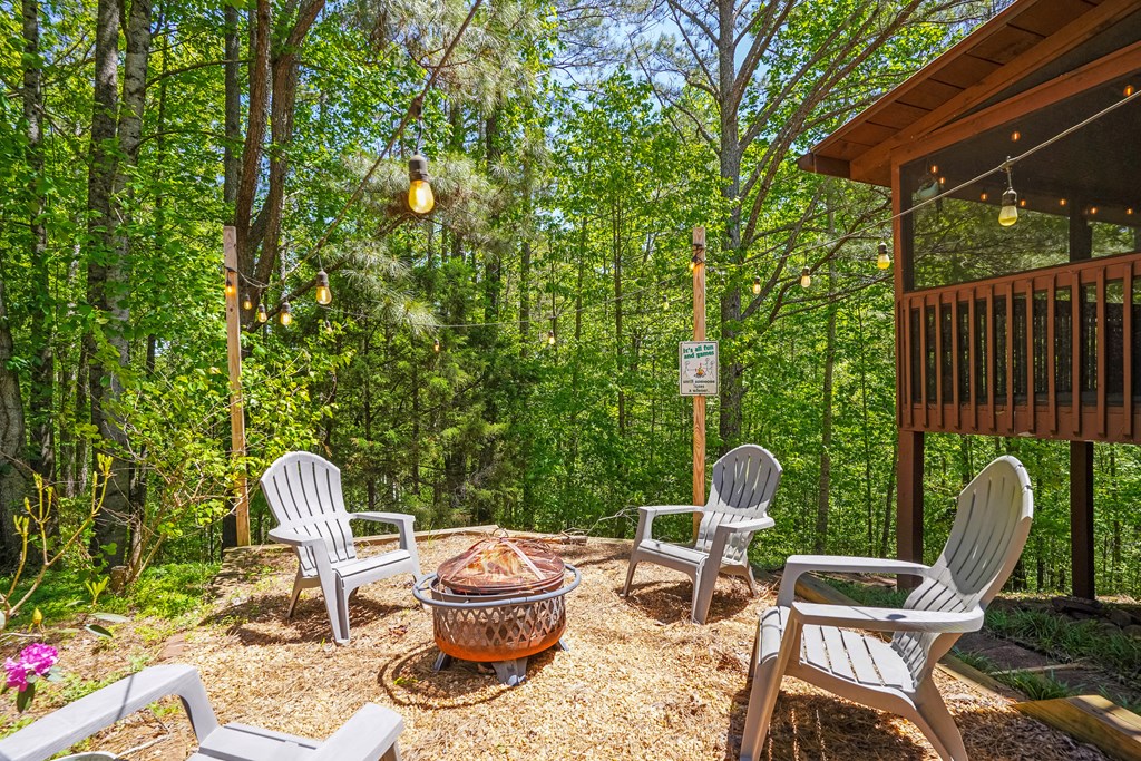 41 Courtside Court Ellijay, GA 30540 - Photo 29 of 34 a view of a chairs and table in backyard of the house
