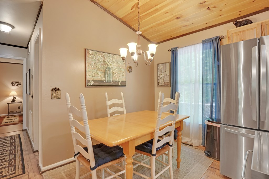 41 Courtside Court Ellijay, GA 30540 - Photo 5 of 34 a view of a dining room with furniture and window