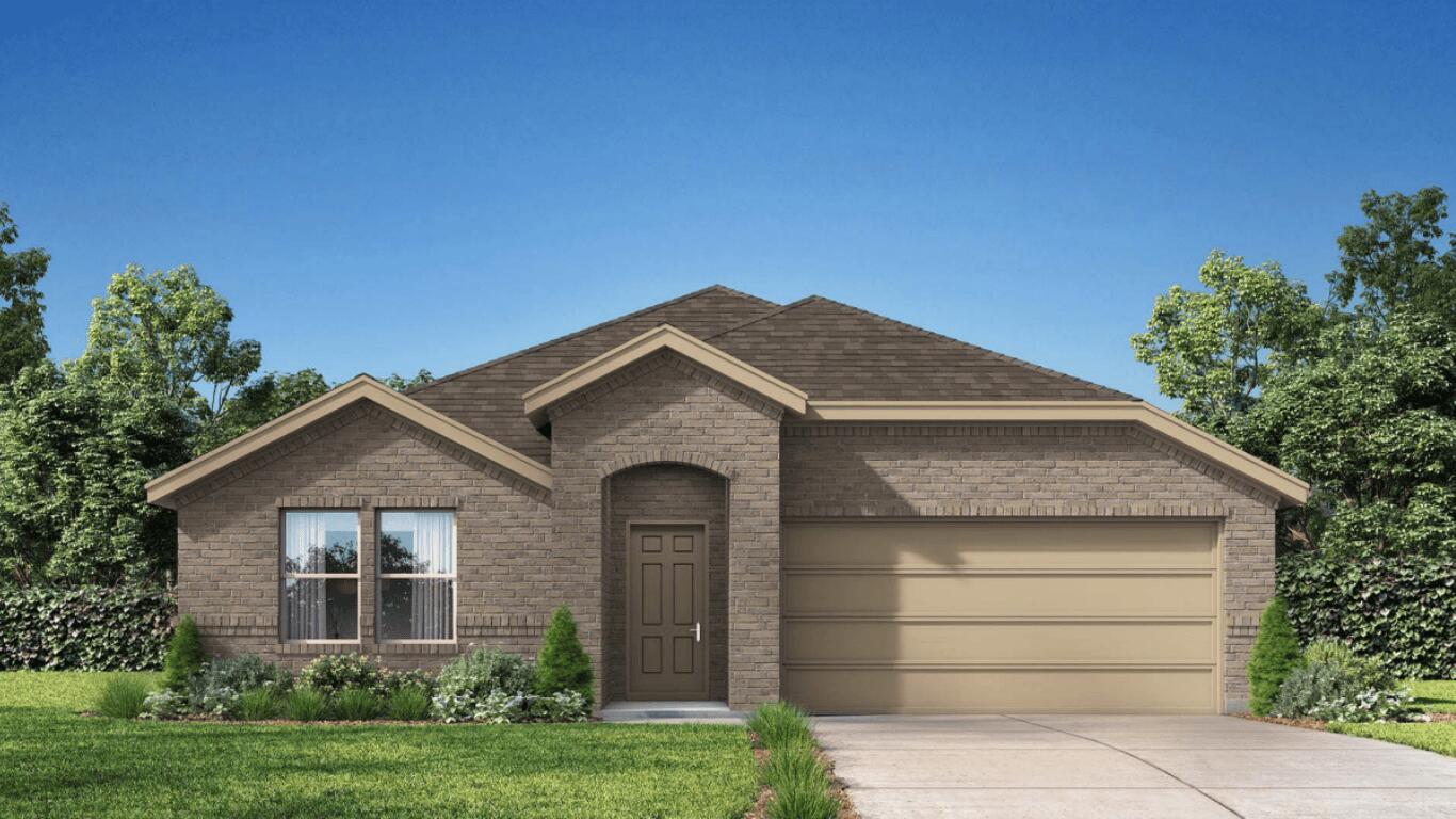 224 18th Street Wolfforth, TX 79382 - Photo 25 of 27 a front view of a house with a yard