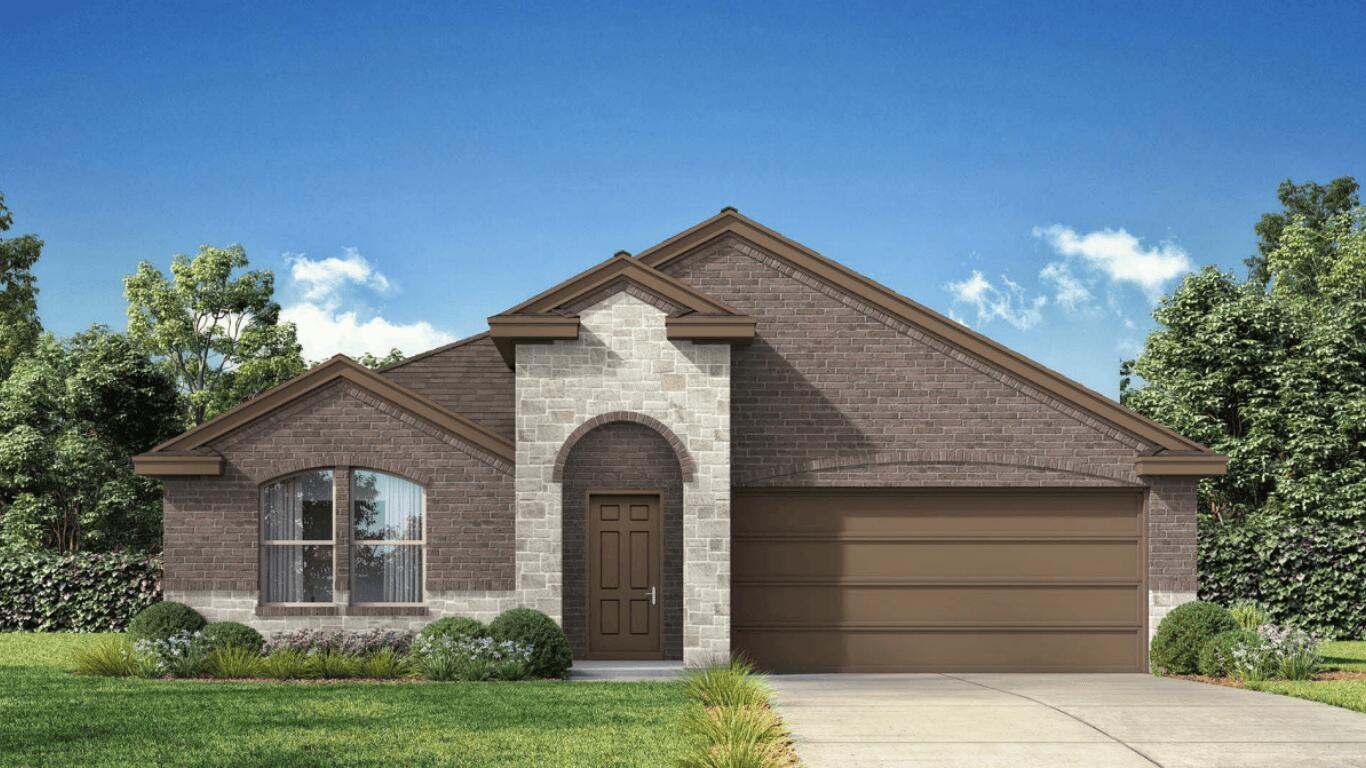 224 18th Street Wolfforth, TX 79382 - Photo 26 of 27 a front view of a house with a garden