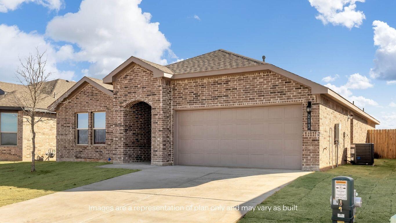 224 18th Street Wolfforth, TX 79382 - Photo 3 of 27 a front view of a house with garden