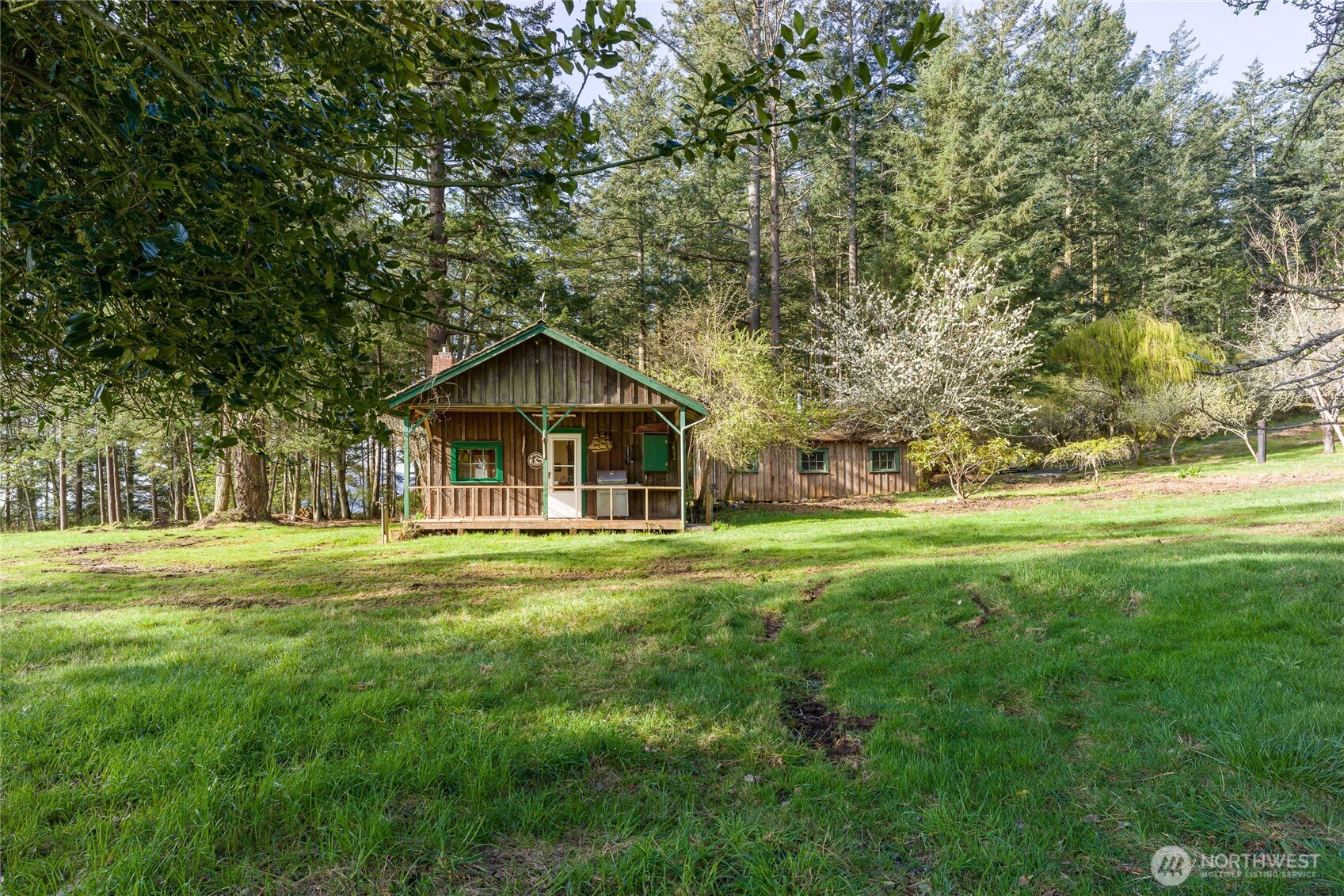 557 Old Sentinel Road Orcas Island, WA 98279 - Photo 26 of 40 a front view of house with yard and green space