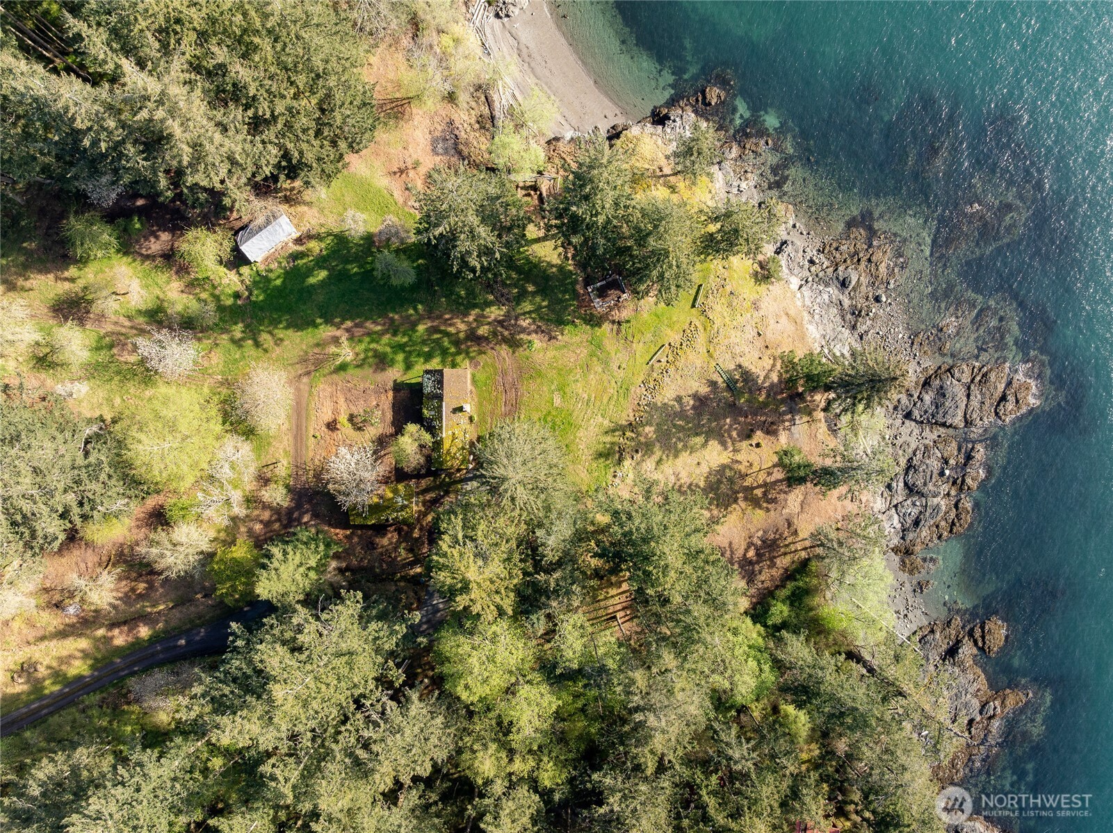 557 Old Sentinel Road Orcas Island, WA 98279 - Photo 5 of 40 a view of a yard