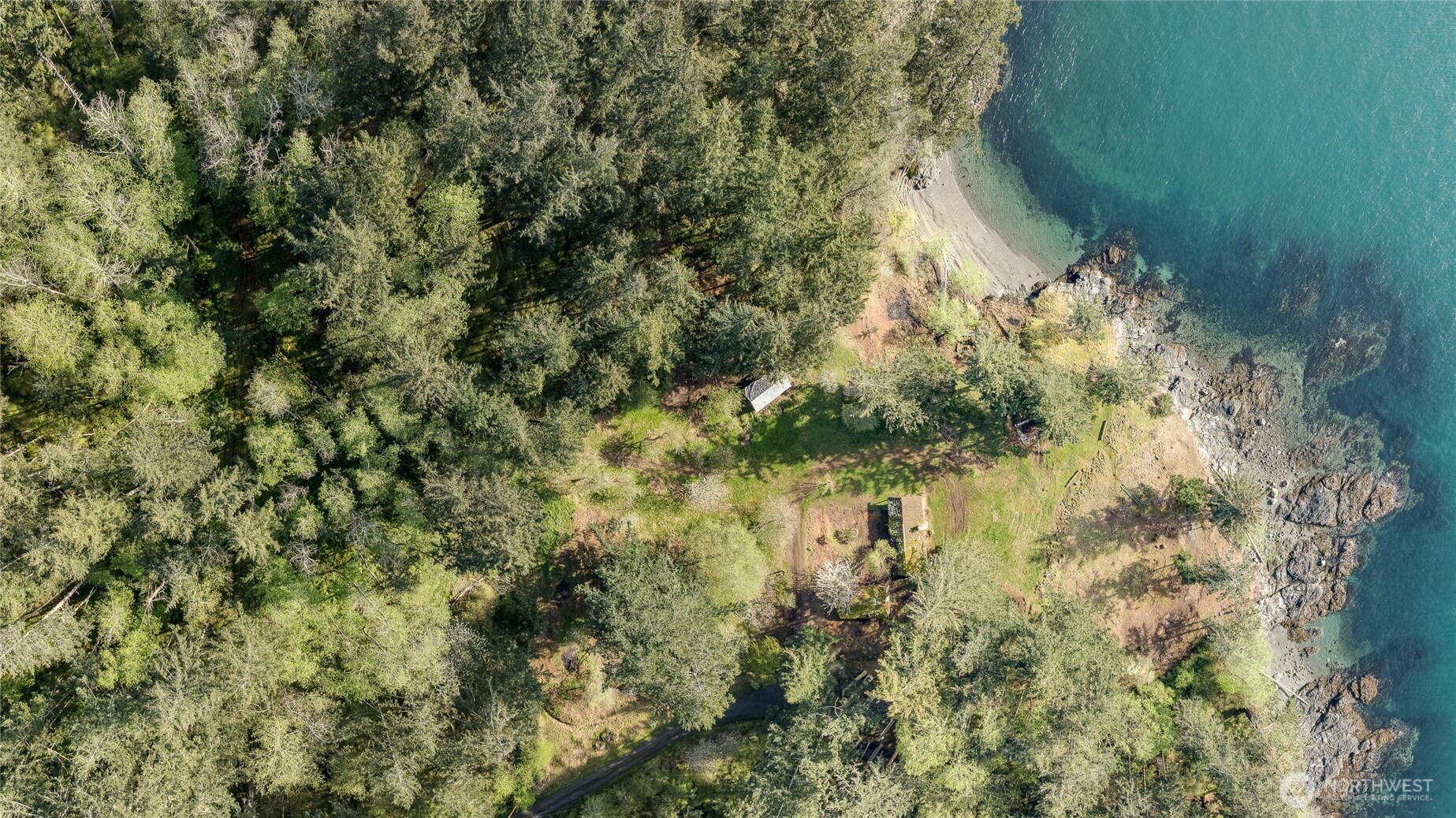 557 Old Sentinel Road Orcas Island, WA 98279 - Photo 6 of 40 a view of a yard