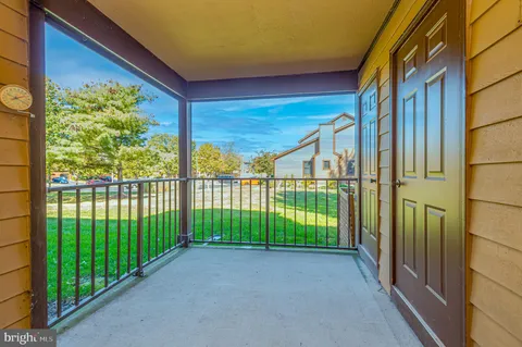 a view of a porch