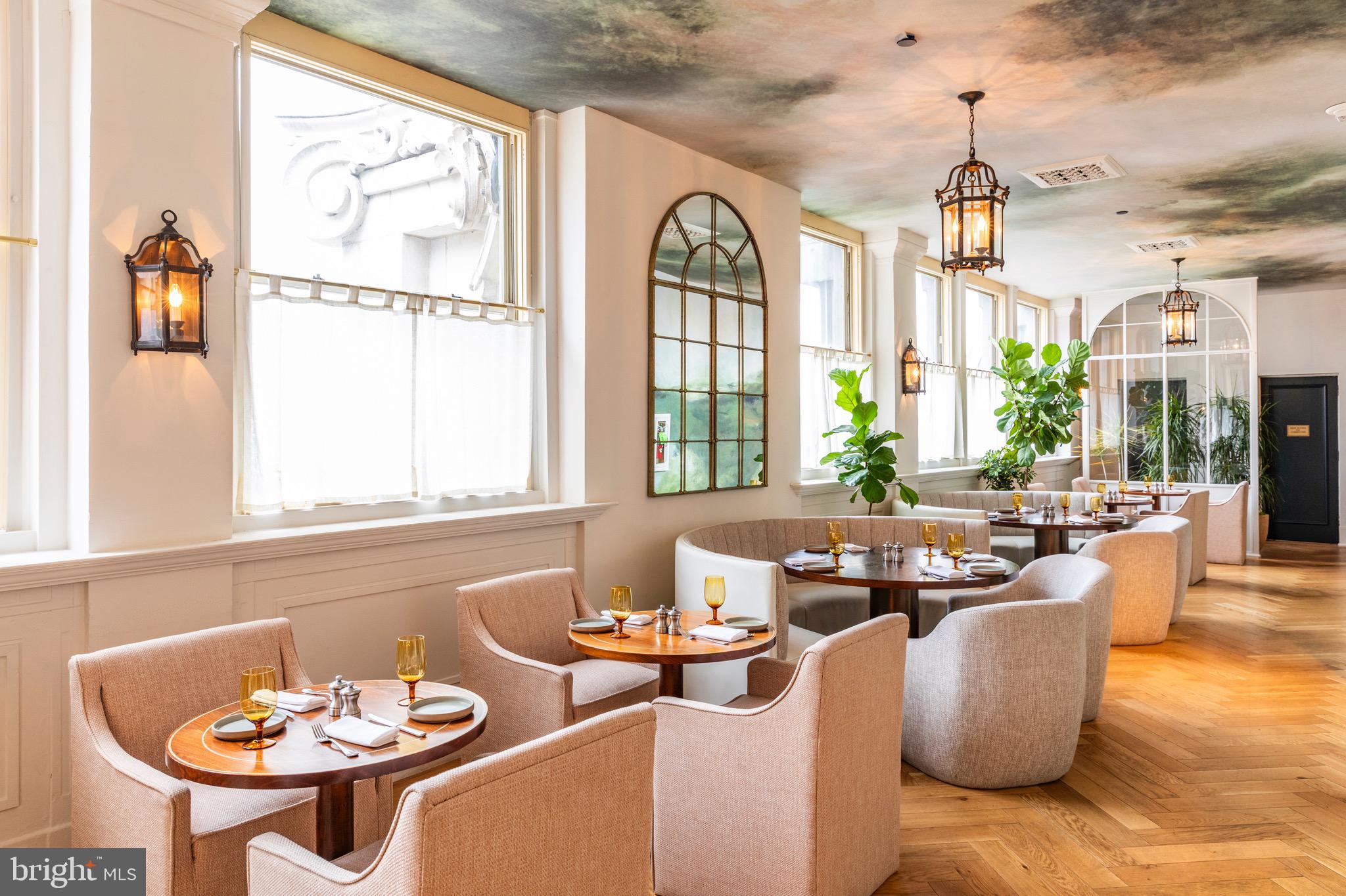 200 South Broad Street, Unit 906 Philadelphia, PA 19102 - Photo 34 of 49 a living room with fireplace furniture and a large window