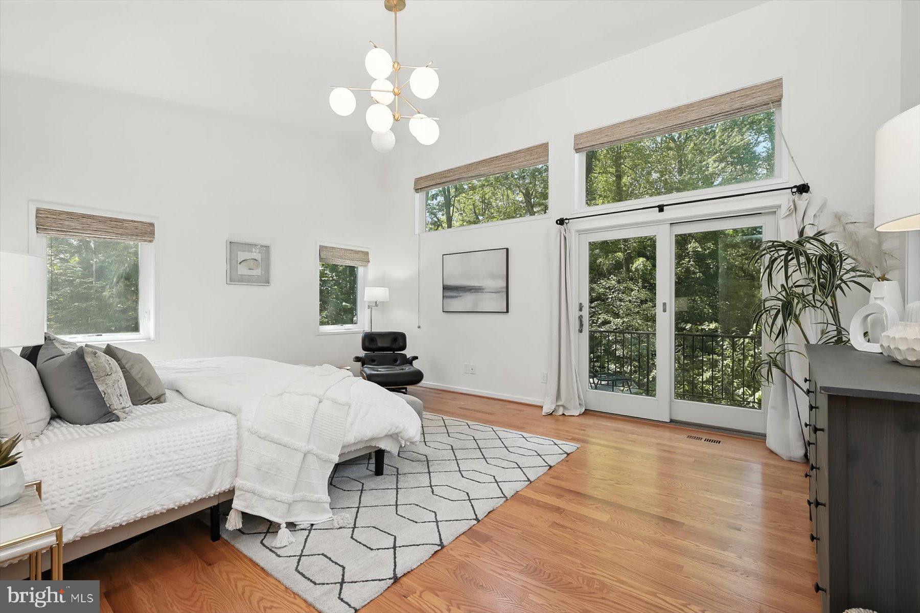 8216 Fenway Road Bethesda, MD 20817 - Photo 18 of 65 a bedroom with a large bed and a window