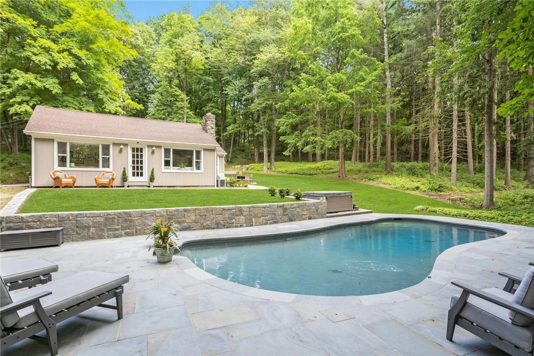 a view of outdoor space yard and swimming pool