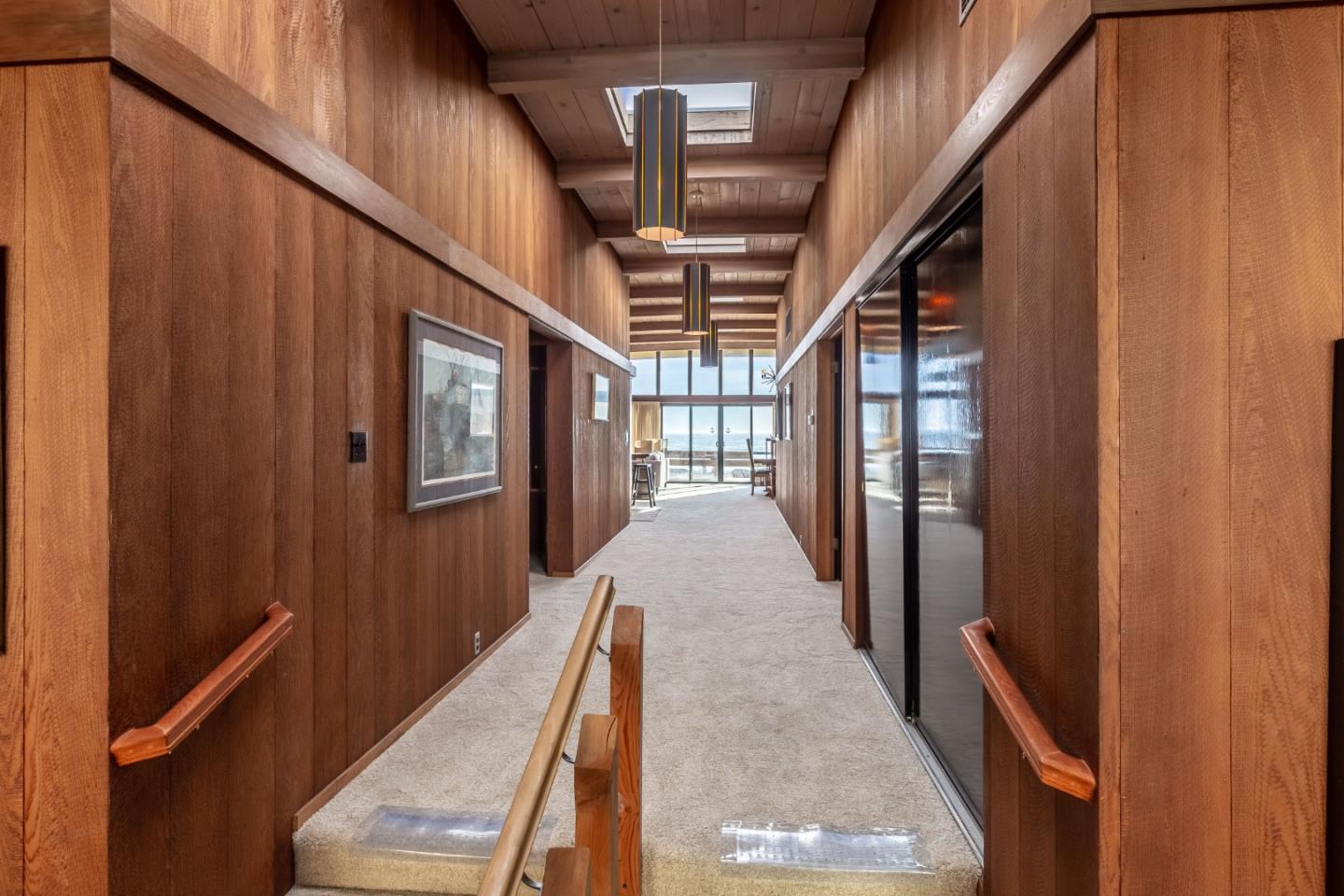 638 Beach Drive Aptos, CA 95003 - Photo 17 of 40 a view of hallway with stairs