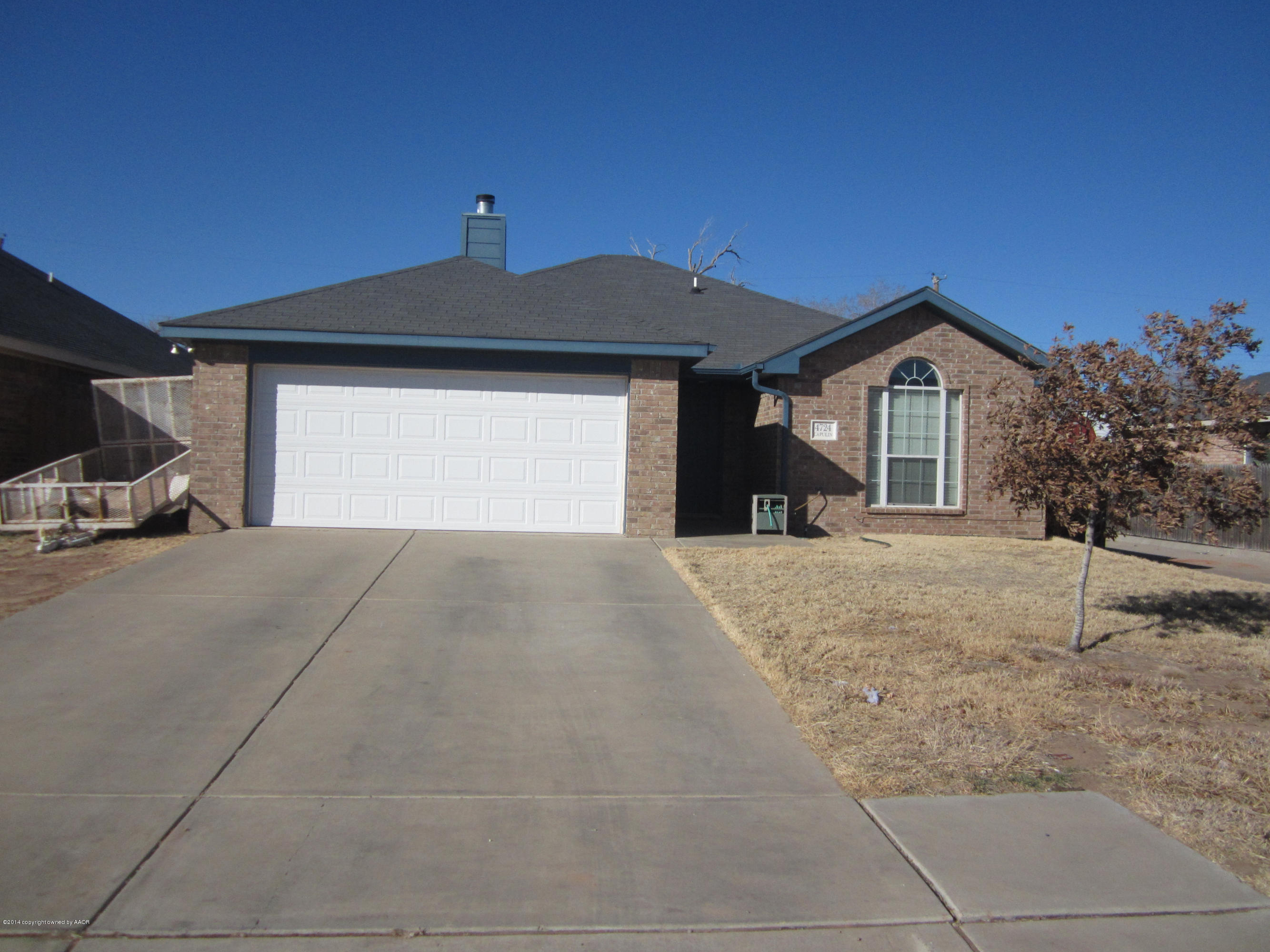4724 Capulin Lane Amarillo, TX 79110 - Photo 2 of 23 a view of a house with a yard