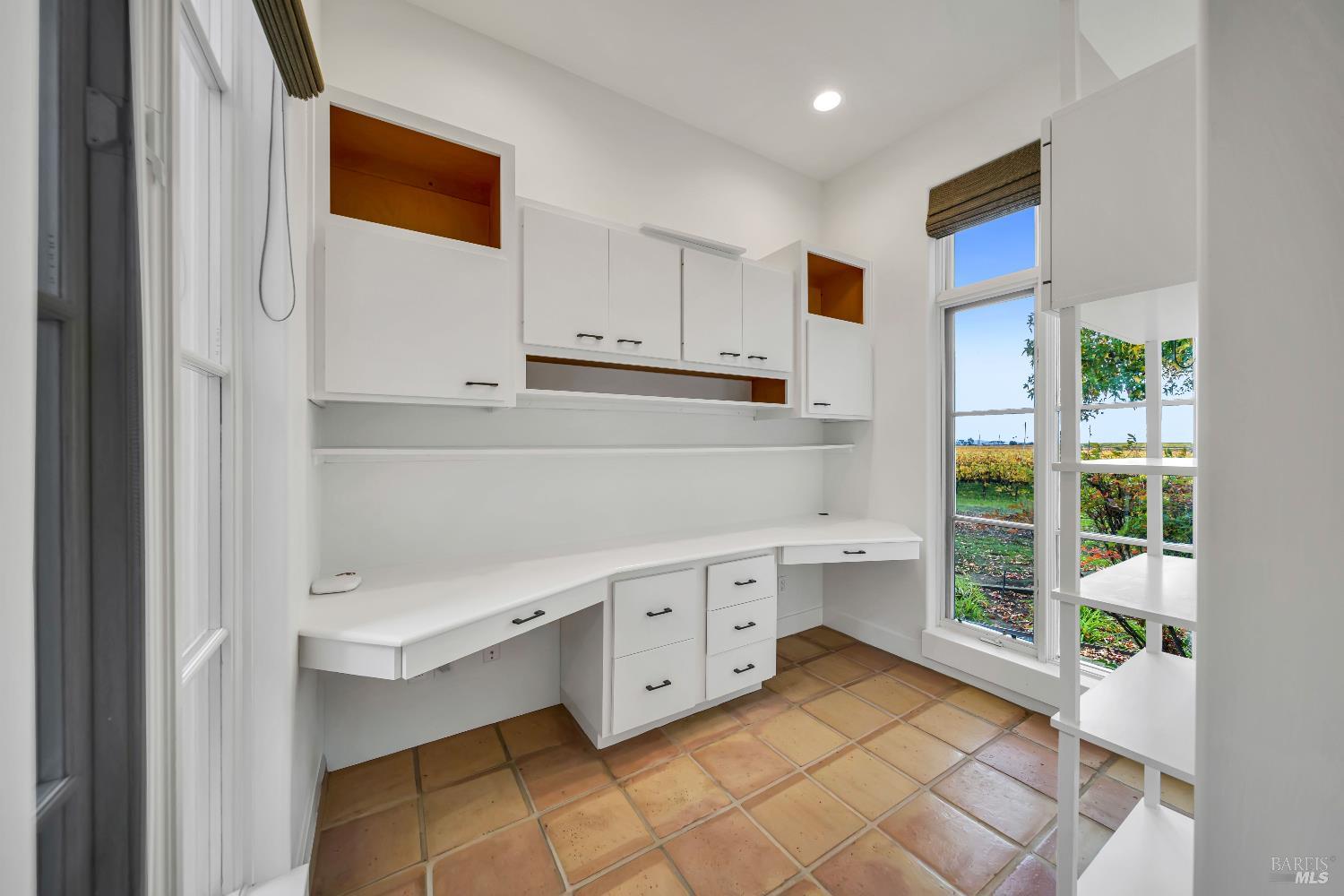 1041 Las Amigas Road Napa, CA 94559 - Photo 15 of 45 Office with cabinets, shelves and gorgeous view