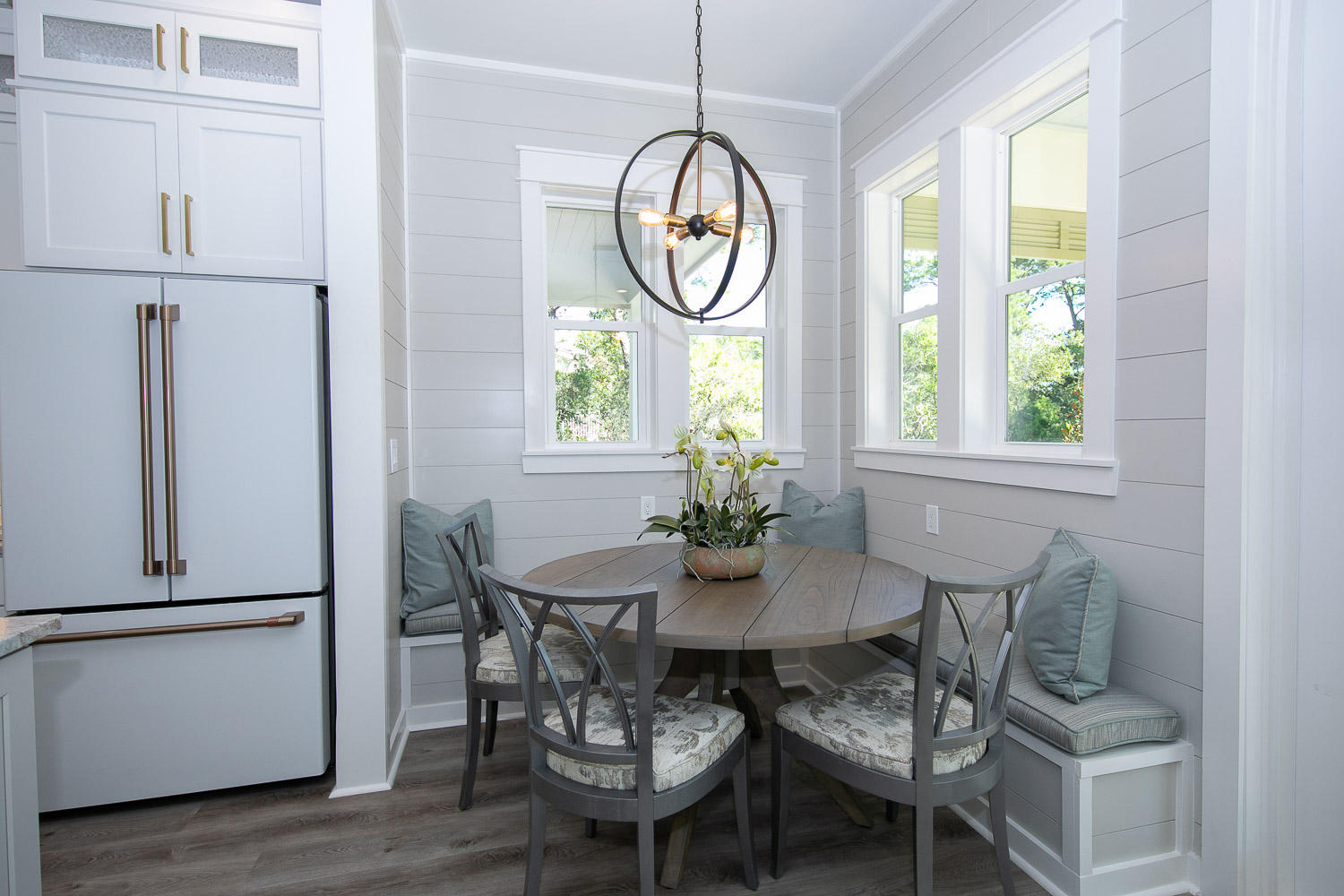 40 Kristin Court Santa Rosa Beach, FL 32459 - Photo 19 of 87 a dining room with furniture a potted plant and a window