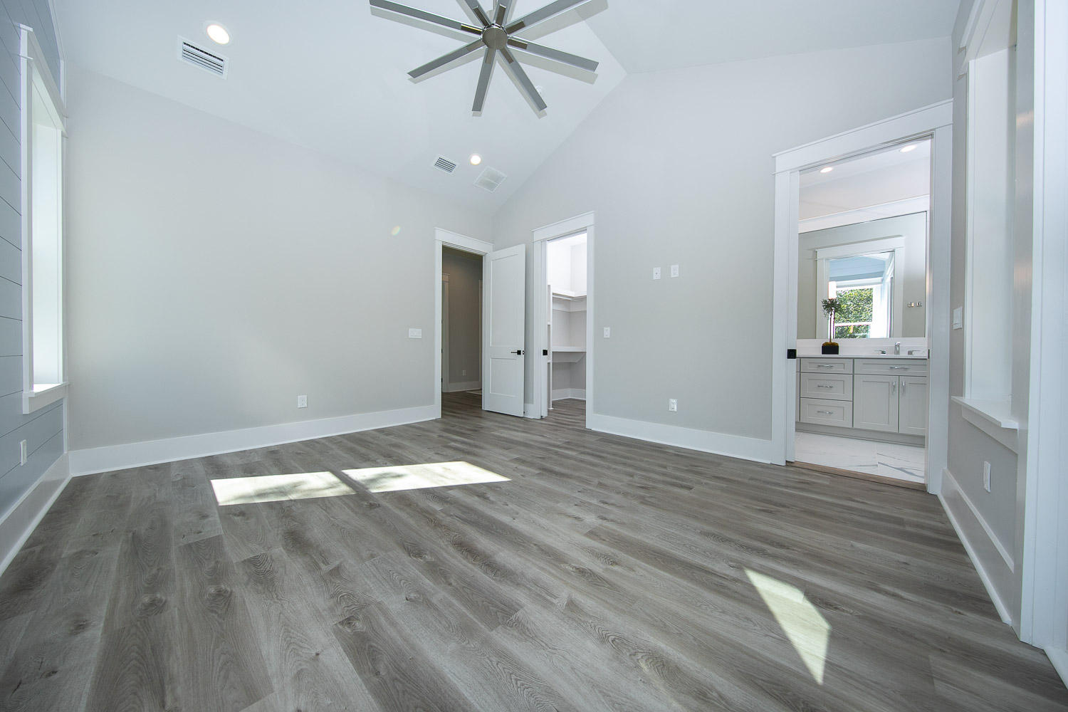 40 Kristin Court Santa Rosa Beach, FL 32459 - Photo 29 of 87 wooden floor in an empty room with a window