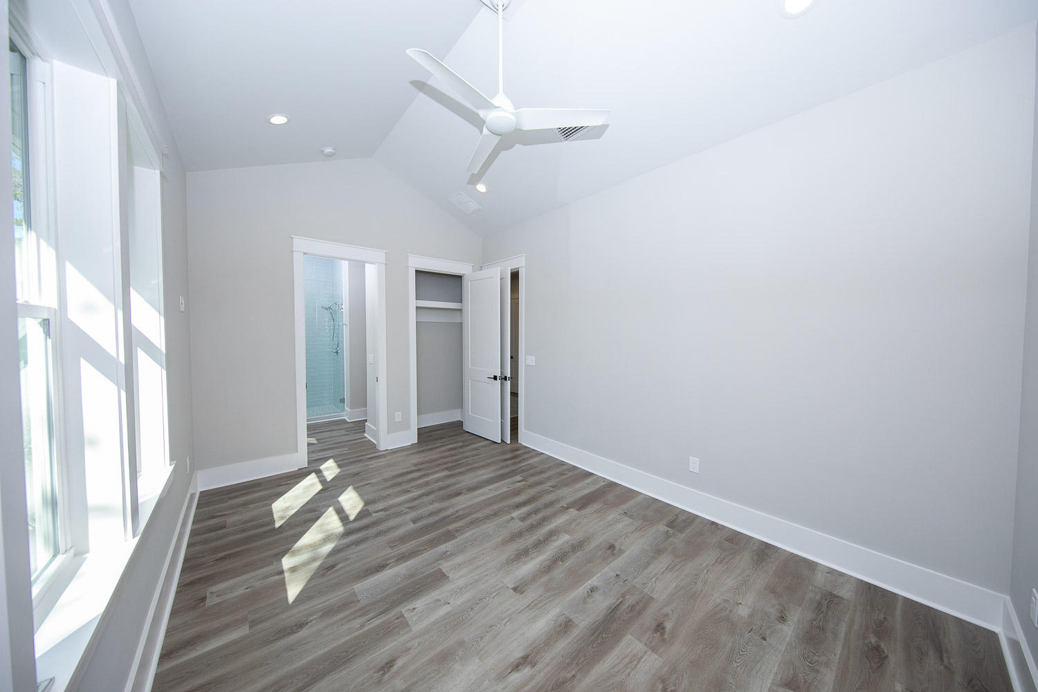 40 Kristin Court Santa Rosa Beach, FL 32459 - Photo 37 of 87 wooden floor in an empty room with a window