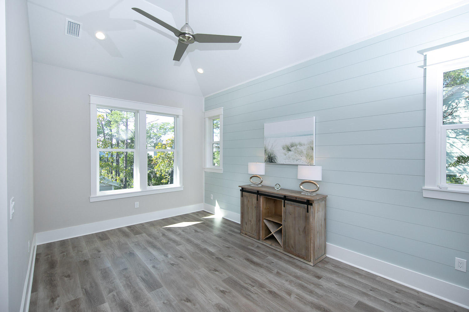 40 Kristin Court Santa Rosa Beach, FL 32459 - Photo 41 of 87 a kitchen with stainless steel appliances granite countertop a stove a sink dishwasher and a refrigerator with wooden floor