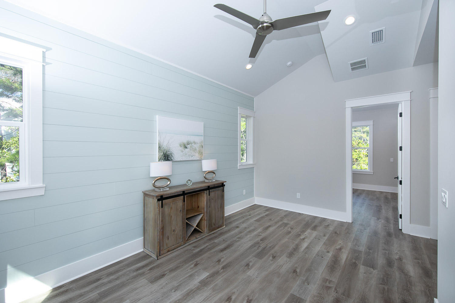 40 Kristin Court Santa Rosa Beach, FL 32459 - Photo 42 of 87 wooden floor in an empty room with a window