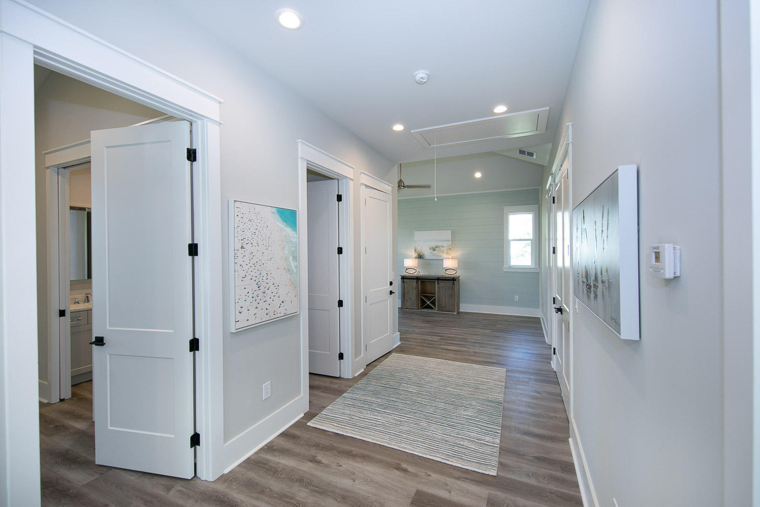 40 Kristin Court Santa Rosa Beach, FL 32459 - Photo 57 of 87 a view of a hallway with wooden floor
