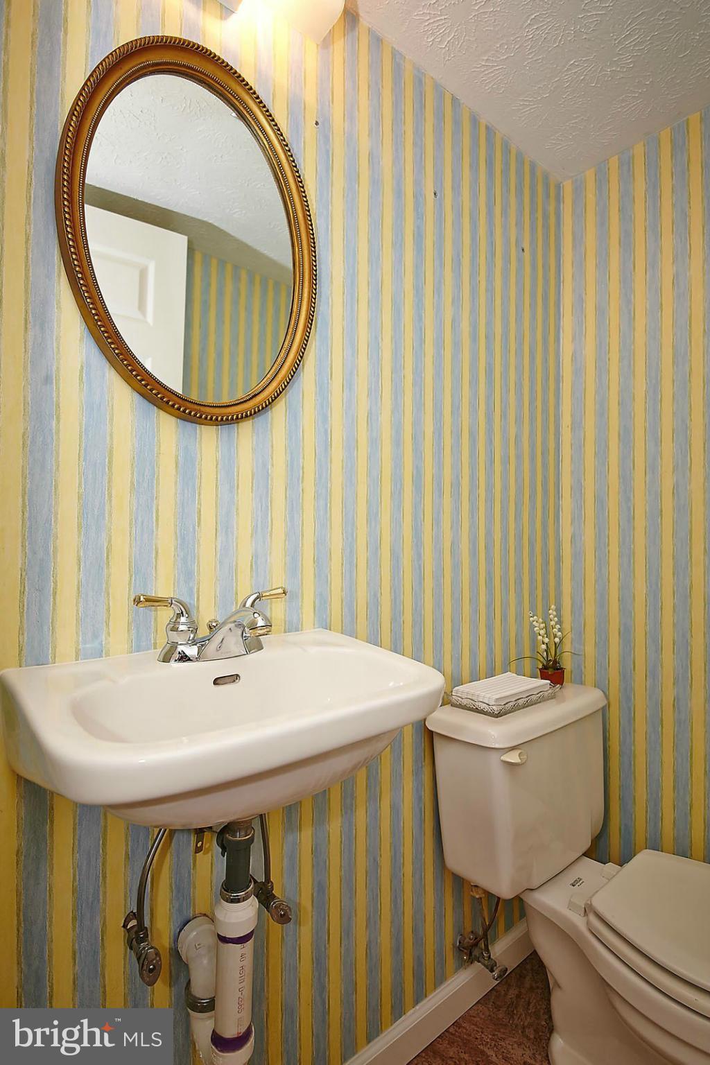 6256 Hillside Road Springfield, VA 22152 - Photo 13 of 30 a bathroom with a sink a toilet and a mirror
