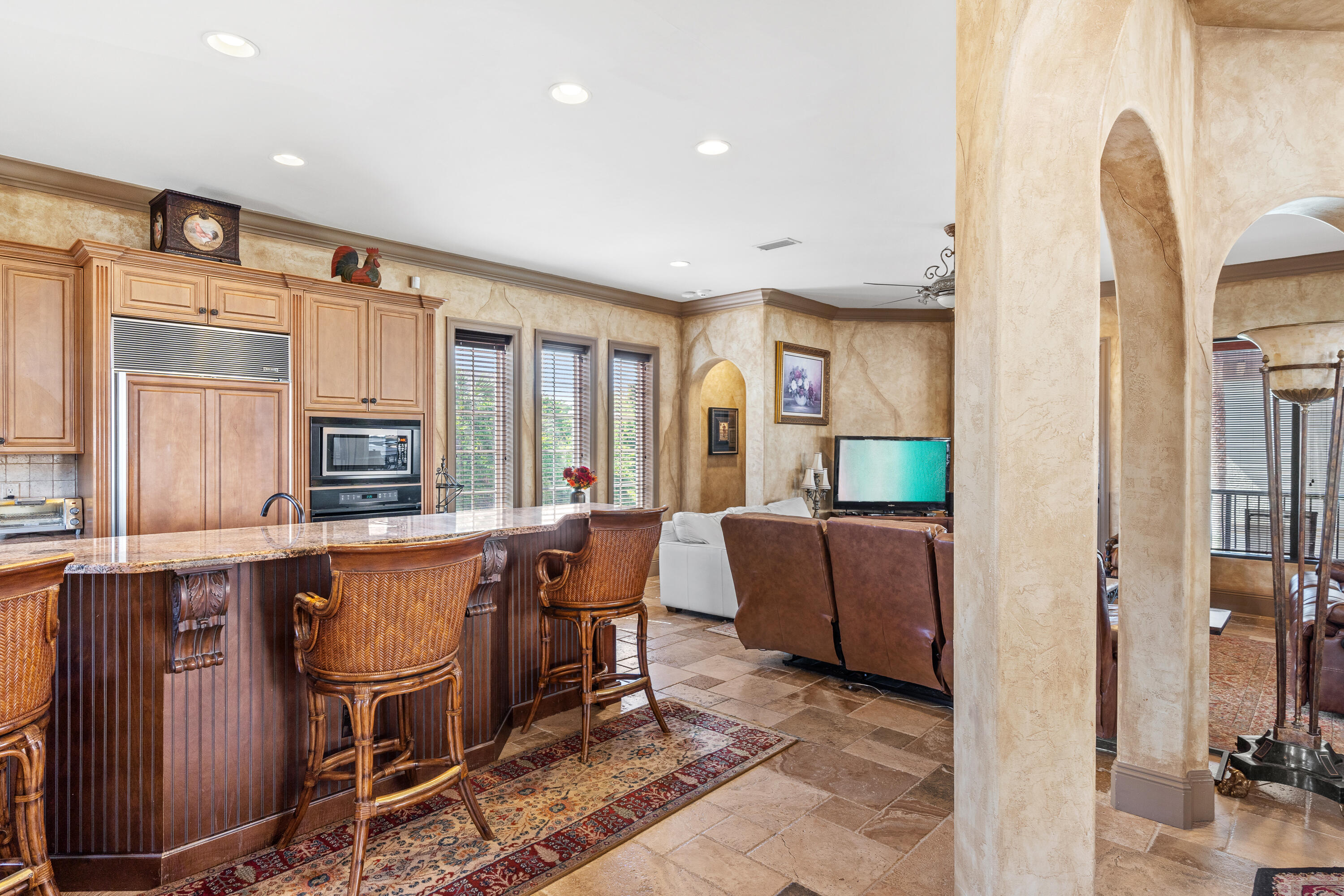 58 Rue St Tropez Miramar Beach, FL 32550 - Photo 14 of 59 a living room with furniture and a flat screen tv