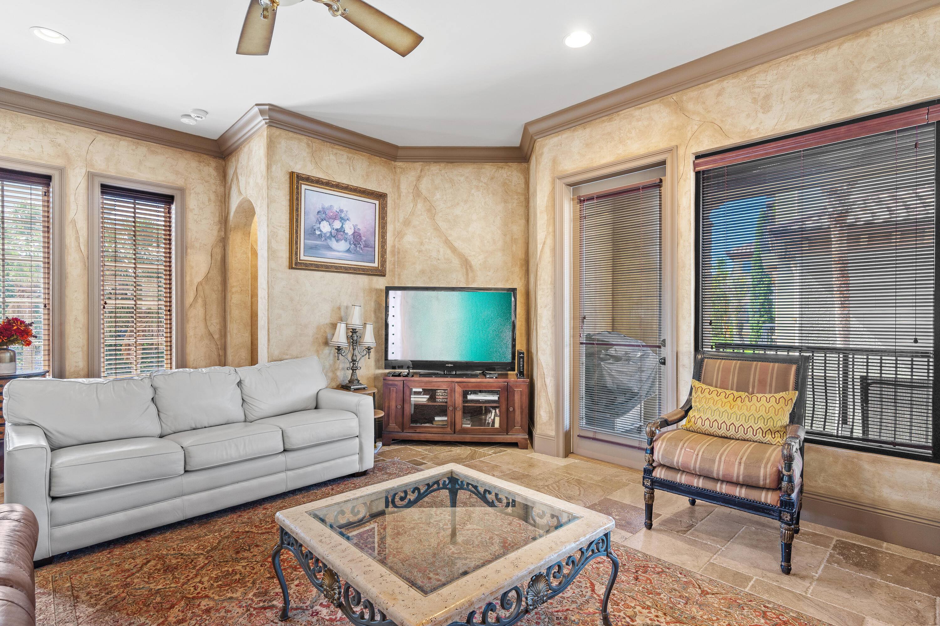 58 Rue St Tropez Miramar Beach, FL 32550 - Photo 15 of 59 a living room with furniture and a flat screen tv