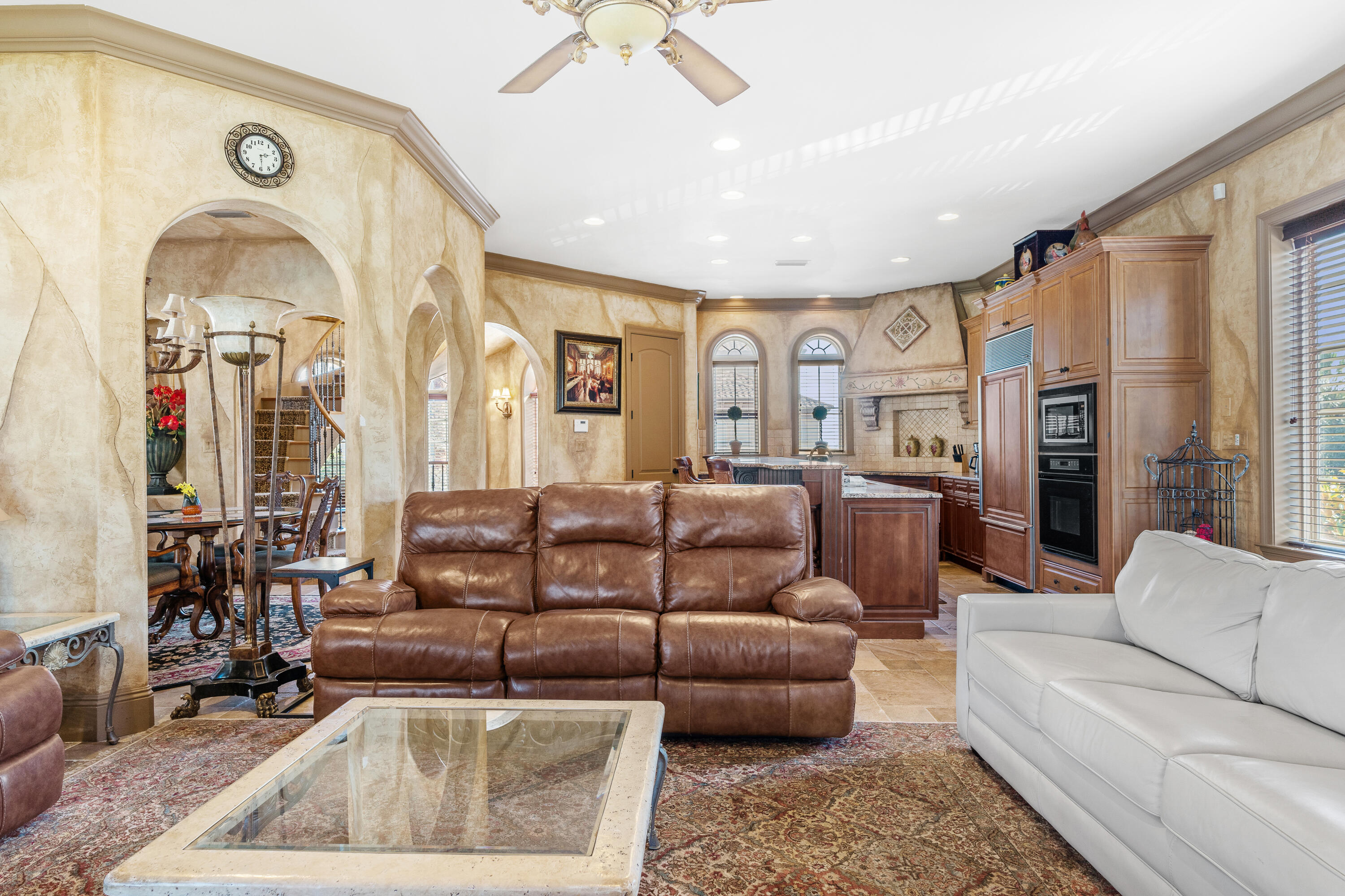 58 Rue St Tropez Miramar Beach, FL 32550 - Photo 19 of 59 a living room with furniture kitchen view and a large window