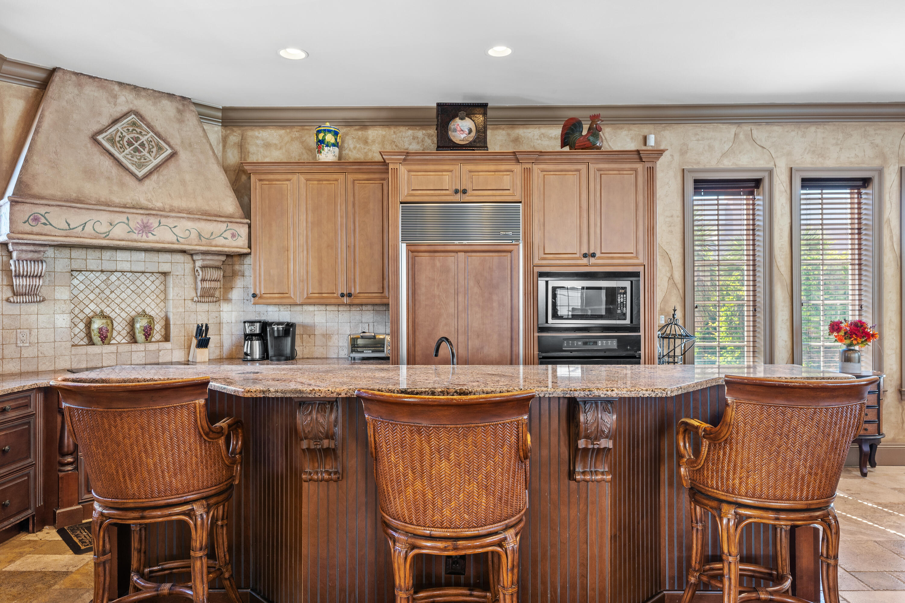 58 Rue St Tropez Miramar Beach, FL 32550 - Photo 21 of 59 a kitchen with stainless steel appliances granite countertop a stove a sink and a refrigerator