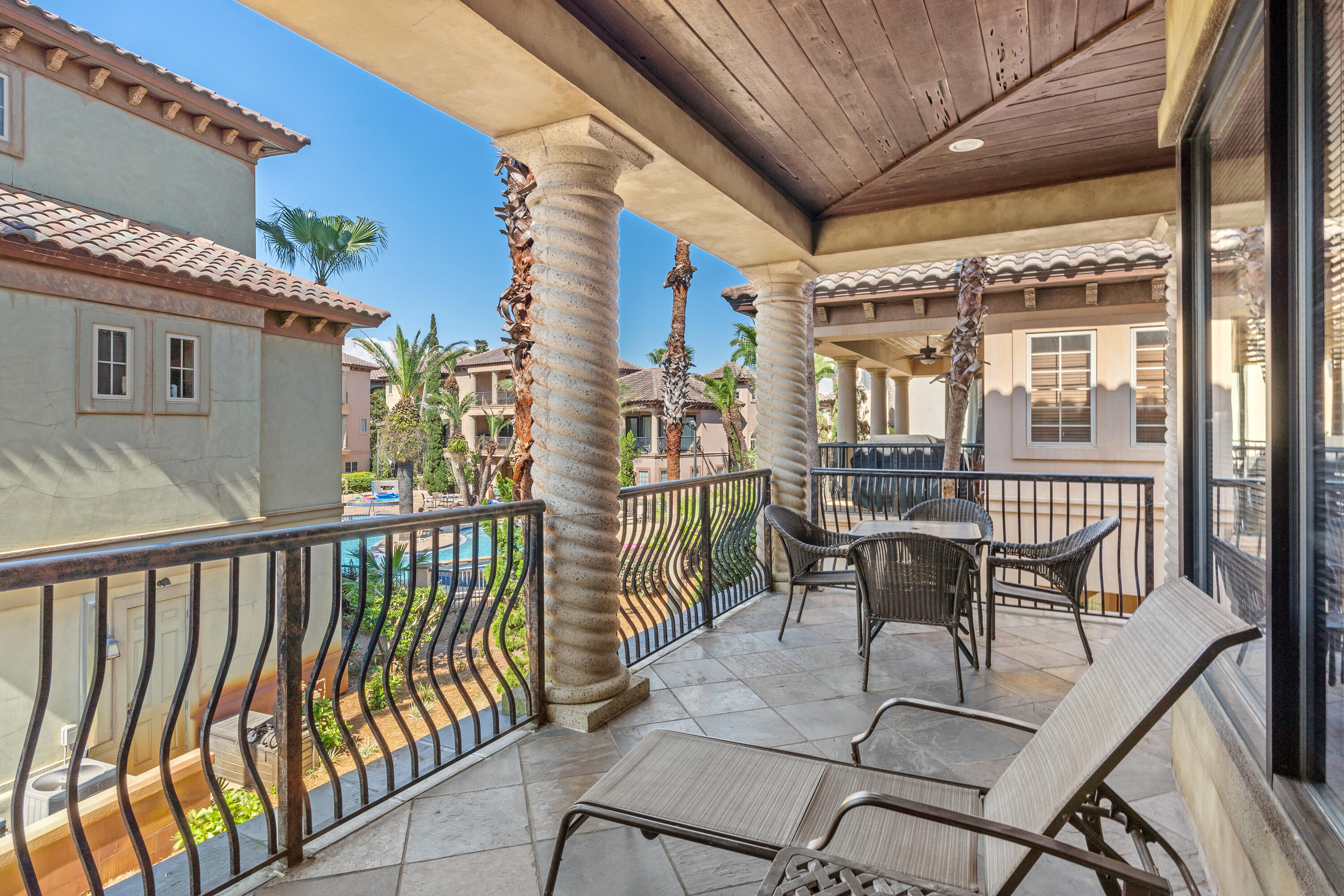 58 Rue St Tropez Miramar Beach, FL 32550 - Photo 32 of 59 a view of a chairs and table in the balcony