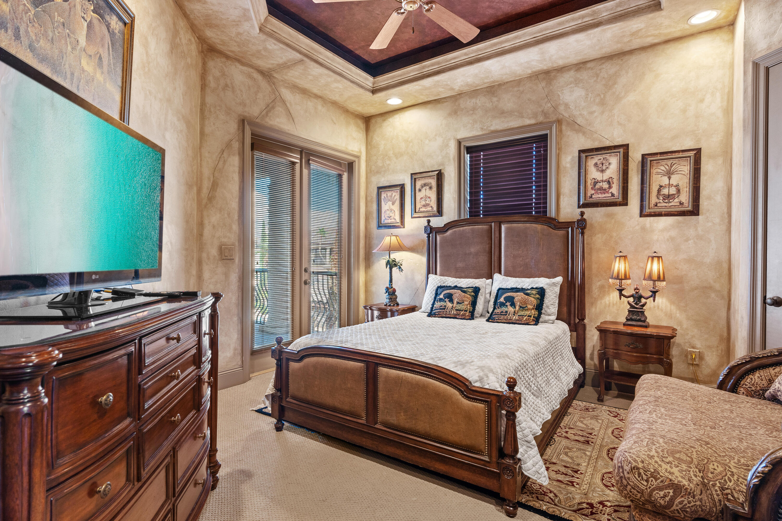 58 Rue St Tropez Miramar Beach, FL 32550 - Photo 41 of 59 a bedroom with a bed and a flat screen tv