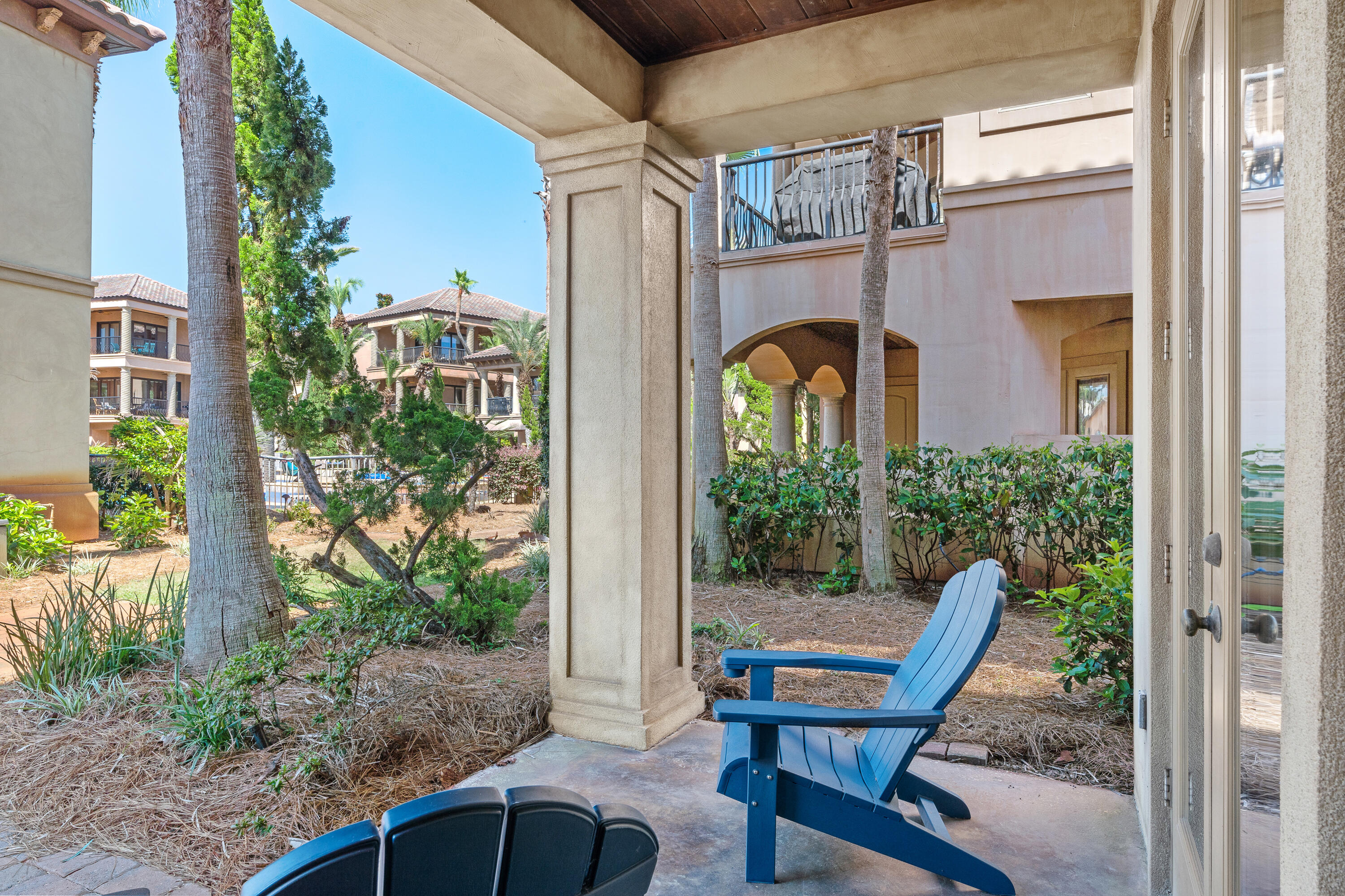 58 Rue St Tropez Miramar Beach, FL 32550 - Photo 46 of 59 a view of a chair and tables in the balcony