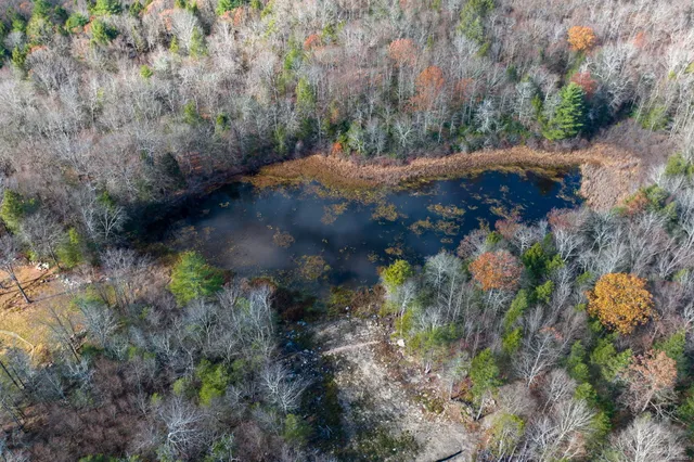 a view of a lake and mountain view