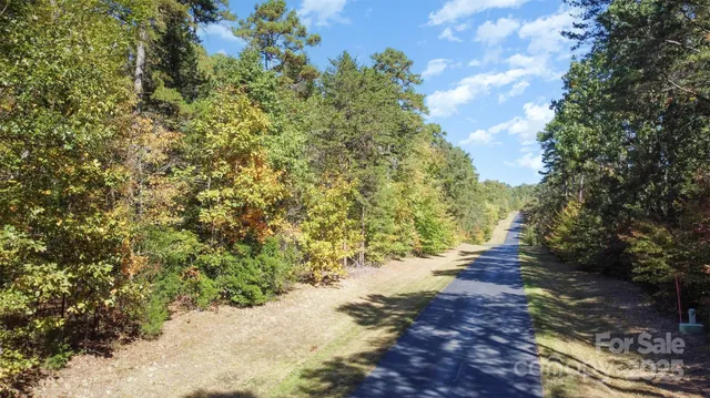 a view of a pathway with a yard