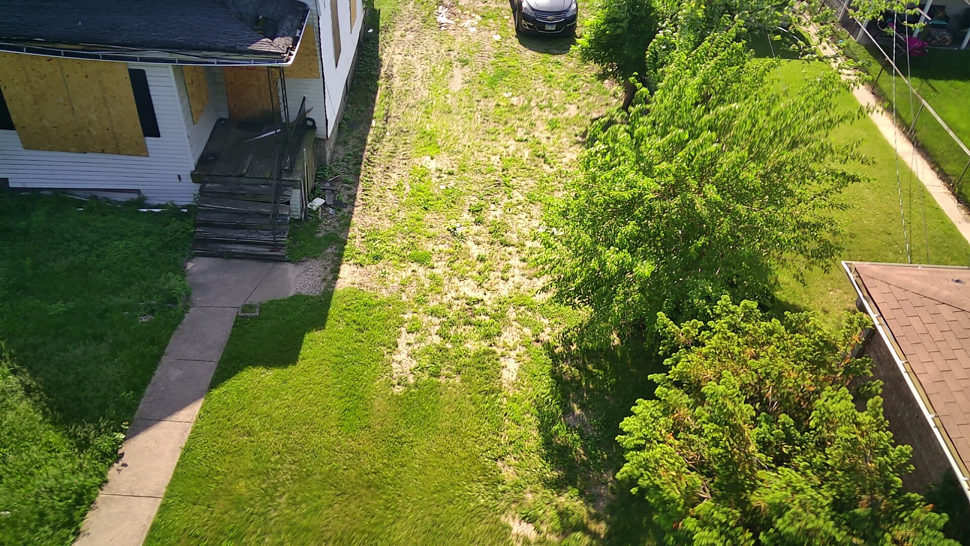 7736 South Indiana Avenue Chicago, IL 60619 - Photo 5 of 7 a view of yard from deck
