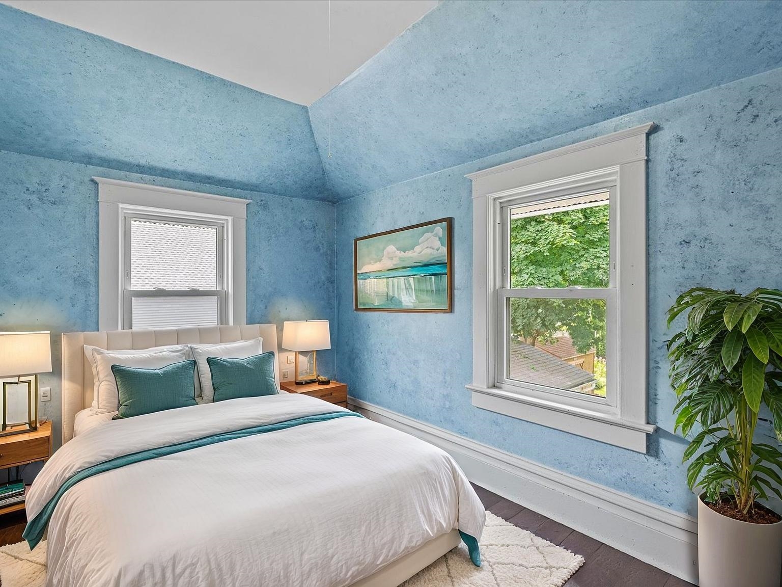 250 Edward Street Sycamore, IL 60178 - Photo 19 of 31 a bedroom with a balcony a bed and a window