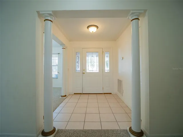 a view of an empty room